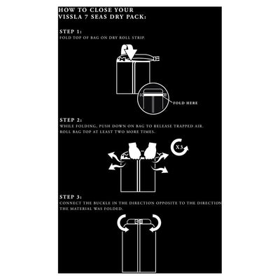 Vissla 7 Seas 20L Dry Bag - Royal Blue - Buy online today at Down the Line Surf. International shipping available.