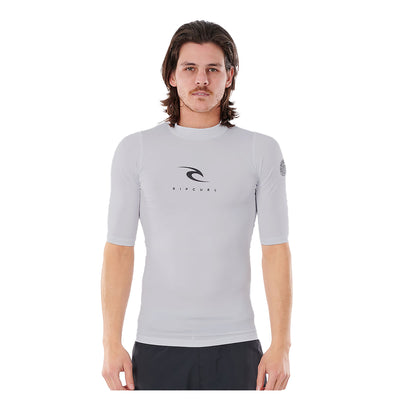 Rip Curl Corps Short Sleeve UV Tee - Light Grey - Buy online today at Down the Line Surf. International shipping available.