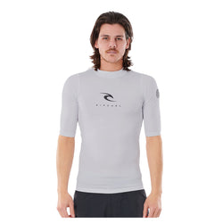 Rip Curl Corps Short Sleeve UV Tee - Light Grey - Buy online today at Down the Line Surf. International shipping available.