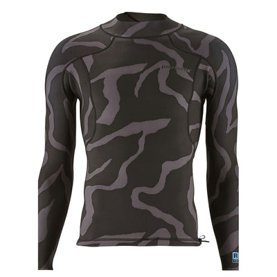 Patagonia Men's R1 Lite Yulex Long-Sleeved Top - Tiger Tracks Camo - Buy online today at Down the Line Surf. International shipping available.