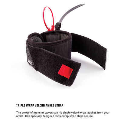 Ocean & Earth Big Wave Pin Release Leash - 12ft - Buy online today at Down the Line Surf. International shipping available.