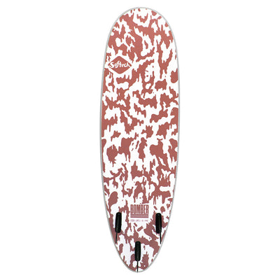 Softech Bomber 5'10" Surfboard - Dusty Red/Grey - Buy online today at Down the Line Surf. International shipping available.