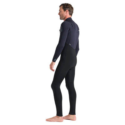 C-Skins Rewired 5/4mm Chest Zip Wetsuit - Black/Black/Petrol - Buy online today at Down the Line Surf. International shipping available.