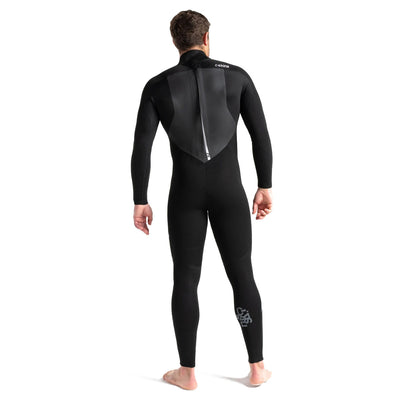 C-Skins Legend 5/4/3mm Back Zip Wetsuit - Black/Black/Anthracite - Buy online today at Down the Line Surf. International shipping available.