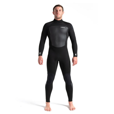C-Skins Legend 5/4/3mm Back Zip Wetsuit - Black/Black/Anthracite - Buy online today at Down the Line Surf. International shipping available.