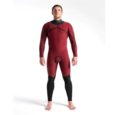 C-Skins Rewired 4/3mm Chest Zip Wetsuit - Anthracite/Black/Cyan - Buy online today at Down the Line Surf. International shipping available.