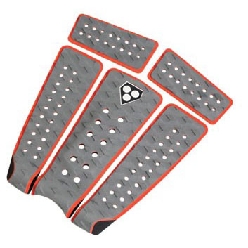 Gorilla Campaign 5 Piece Tail Pad - Charcoal/Orange - Buy online today at Down the Line Surf. International shipping available.