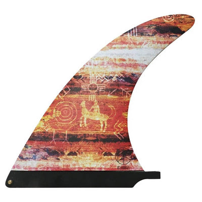Captain Fin Co. Kassia Tie Dye 9.8" Longboard Fin - Red - Buy online today at Down the Line Surf. International shipping available.