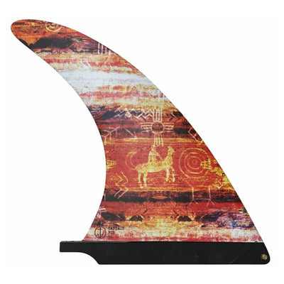Captain Fin Co. Kassia Tie Dye 9.8" Longboard Fin - Red - Buy online today at Down the Line Surf. International shipping available.