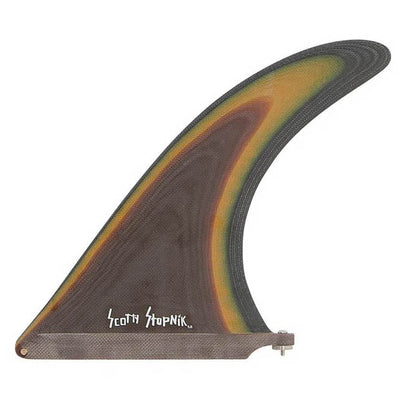 Captain Fin Co. Scotty Stopnik 9.8" Longboard Fin - Brown - Buy online today at Down the Line Surf. International shipping available.