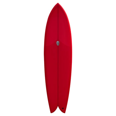 Christenson Long Phish 7'0" - Fire Engine Red - Buy online today at Down the Line Surf. International shipping available.