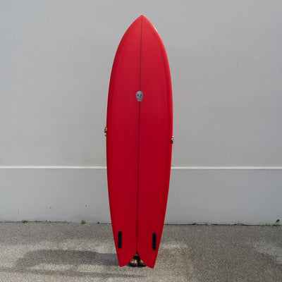 Christenson Long Phish 7'0" - Fire Engine Red - Buy online today at Down the Line Surf. International shipping available.