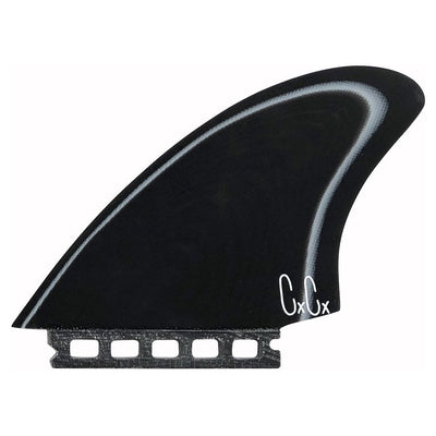 Captain Fin Co. Chris Christenson Twin Keel Especial Black - Futures - Buy online today at Down the Line Surf. International shipping available.