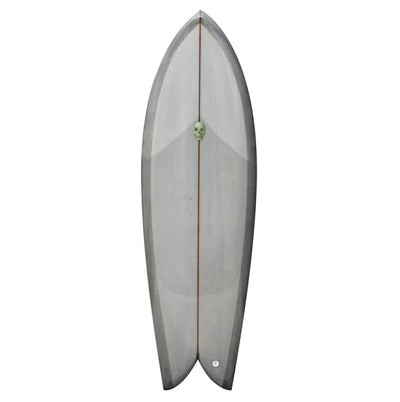Christenson Twin Fin Fish Surfboard - 5'10" - Smoke - Buy online today at Down the Line Surf. International shipping available.