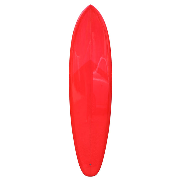 Christenson Flat Tracker Surfboard (Red)- 7'6