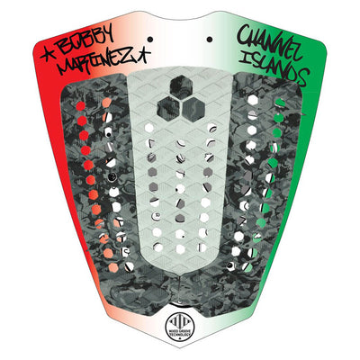 Channel Islands Bobby Martinez 3 Piece Deck Pad - Grey Camo/White - Buy online today at Down the Line Surf. International shipping available.