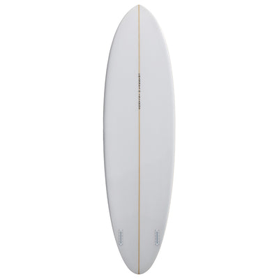 Channel Islands CI Mid Twin Surfboard - Clear - Buy online today at Down the Line Surf. International shipping available.
