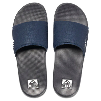 Reef Men's One Slide - Navy White - Buy online today at Down the Line Surf. International shipping available.
