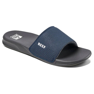 Reef Men's One Slide - Navy White - Buy online today at Down the Line Surf. International shipping available.