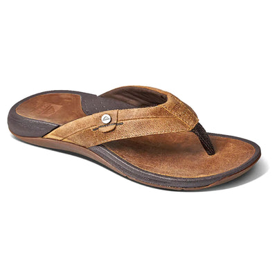 Reef Pacific Leather Flip Flops - Java - Buy online today at Down the Line Surf. International shipping available.