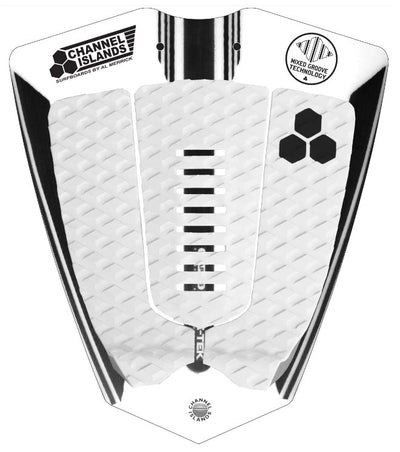 Channel Islands Mixed Groove 3 Piece Pad - White - Buy online today at Down the Line Surf. International shipping available.
