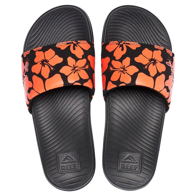 Reef Women's One Slide - Hibiscus - Buy online today at Down the Line Surf. International shipping available.