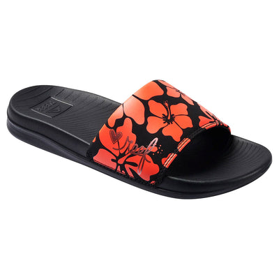 Reef Women's One Slide - Hibiscus - Buy online today at Down the Line Surf. International shipping available.