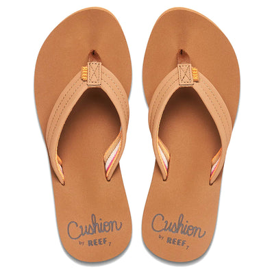 Reef Cushion Breeze Flip Flops - Tan/Smoothie - Buy online today at Down the Line Surf. International shipping available.