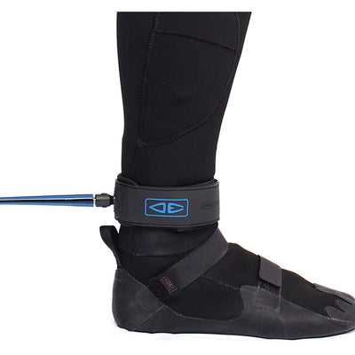 Ocean & Earth One-XT Cold Water 7ft Leash - Black/Blue - Buy online today at Down the Line Surf. International shipping available.