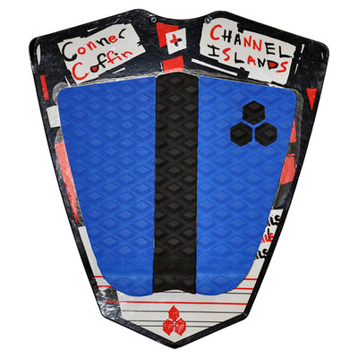 Channel Islands Conner Coffin 3 Piece Tail Pad (Blue) - Buy online today at Down the Line Surf. International shipping available.