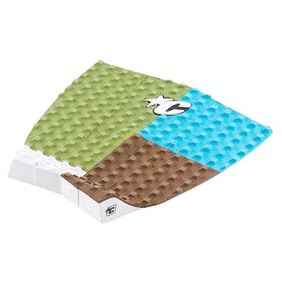 Creatures of Leisure Dusty Payne 3 Piece Tail Pad - Olive/Chocolate - Buy online today at Down the Line Surf. International shipping available.