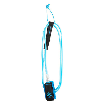 Creatures of Leisure 7ft Pro Leash - Cyan/Clear - Buy online today at Down the Line Surf. International shipping available.