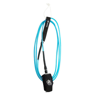 Creatures of Leisure 9ft Longboard Knee Leash - Blue/Black - Buy online today at Down the Line Surf. International shipping available.