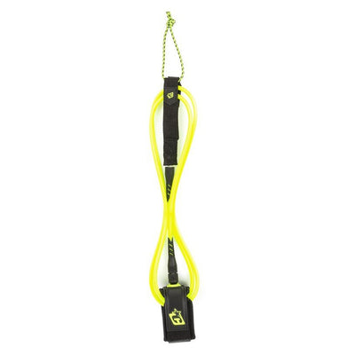 Creatures of Leisure 6ft Pro Leash - Black/Citrus - Buy online today at Down the Line Surf. International shipping available.