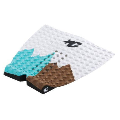 Creatures of Leisure Mick Fanning Deck Pad - White/Chocolate - Buy online today at Down the Line Surf. International shipping available.