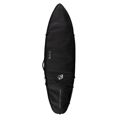 Creatures of Leisure Triple Shortboard Bag - Black - Buy online today at Down the Line Surf. International shipping available.