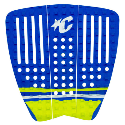 Creatures of Leisure Strike Deck Pad - Boat Blue/Lime - Buy online today at Down the Line Surf. International shipping available.