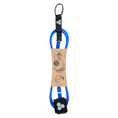Channel Islands Dane Reynolds Standard Leash - 6ft Blue - Buy online today at Down the Line Surf. International shipping available.