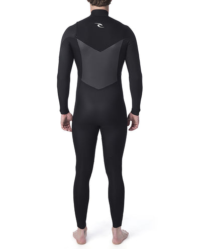 Rip Curl Dawn Patrol Warmth 4/3mm Chest Zip Wetsuit - Black - Buy online today at Down the Line Surf. International shipping available.