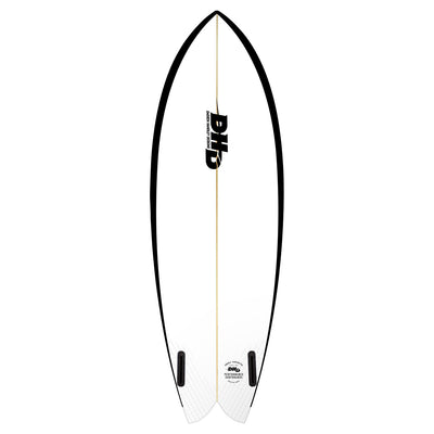 DHD Mini Twin Surfboard - Blue Scarlett - Buy online today at Down the Line Surf. International shipping available.