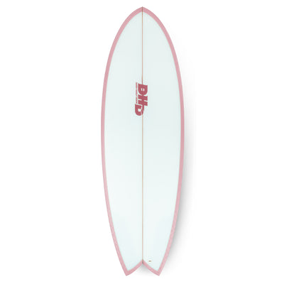 DHD Mini Twin II Surfboard - Summer Series - Pink Candy - Buy online today at Down the Line Surf. International shipping available.