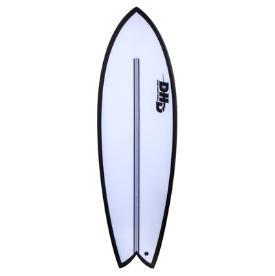 DHD Mini Twin EPS Surfboard - Black - Buy online today at Down the Line Surf. International shipping available.