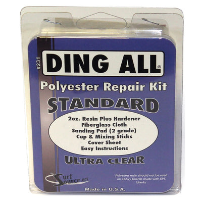 Ding All Standard Polyester Repair Kit - Buy online today at Down the Line Surf. International shipping available.