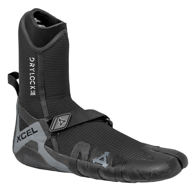 Xcel Drylock 5mm Split Toe Wetsuit Boots - Black/Grey - Buy online today at Down the Line Surf. International shipping available.