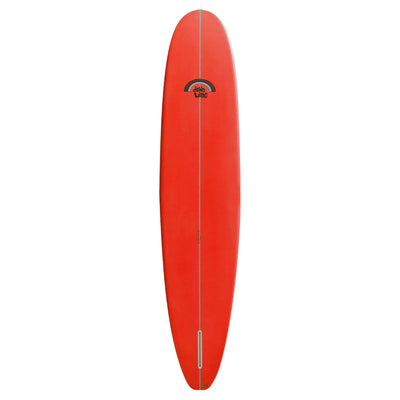 DTL Surf Co. Classic Longboard 9'6" - Red/Black Rainbow - Buy online today at Down the Line Surf. International shipping available.