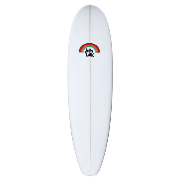 DTL Surf Co. Mini Mal Surfboard Red Rainbow Down the Line Surf