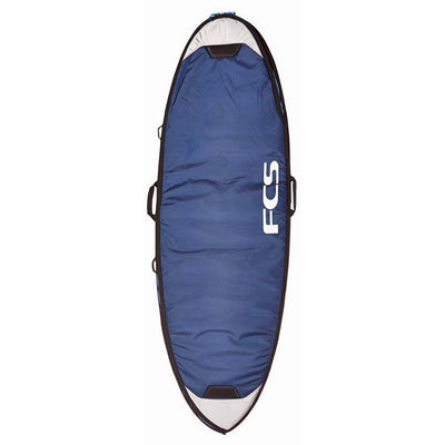 FCS Dual Shortboard Bag (Blue) - 7'0" - Buy online today at Down the Line Surf. International shipping available.