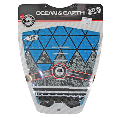 Ocean & Earth Grid 3 Piece Tail Pad - Aqua - Buy online today at Down the Line Surf. International shipping available.