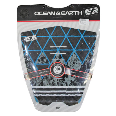 Ocean & Earth Grid 3 Piece Tail Pad - Black/Aqua - Buy online today at Down the Line Surf. International shipping available.