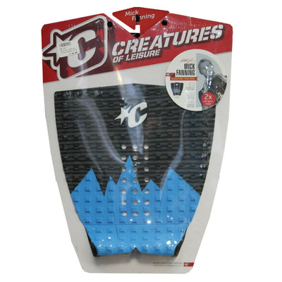 Creatures of Leisure Mick Fanning Tail Pad - Cyan/Charcoal - Buy online today at Down the Line Surf. International shipping available.